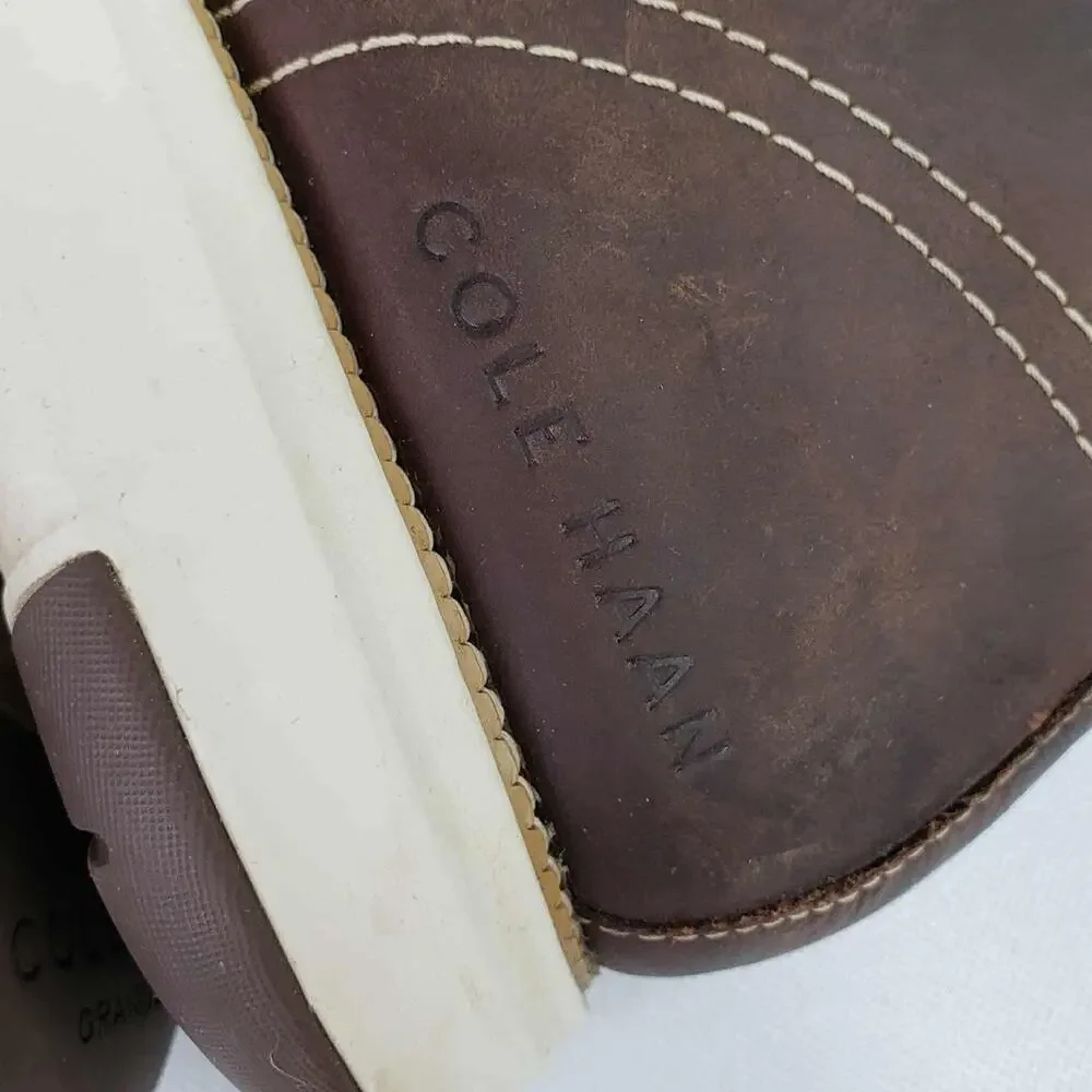 Cole Haan Grand Atlantic Chukka Boot Men's Size 9.5 M Brown Leather Lace Up